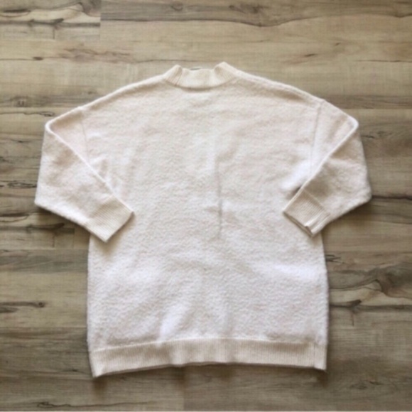 Cozy White Cardigan Sweater - Picture 2 of 8